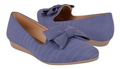 Zapatos Para Dama Stylo 0174 Suede Azul