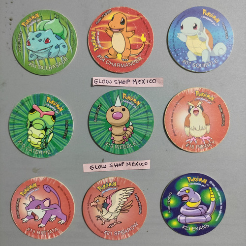 51 Tazos Pokémon 1 Colección Original Super Buena Estética