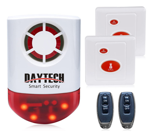 Daytech Alarma De Sirena Estroboscpica Para El Hogar, Cuidad