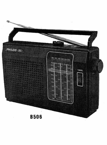 Esquema Radio Philco B506 Rd 115 Rd115  Em Pdf  Via Email