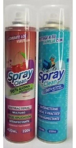 Spray Clean Para Bebe 96% Alcohol + Vit E