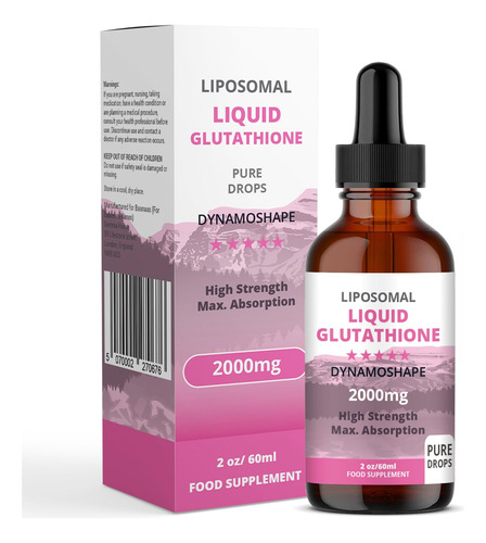 Suplemento De Glutationa Lipossomal De 2000 Mg Com Vitamina