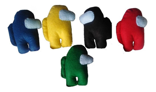 Peluches De Fieltro De Among Us (5 Piezas)