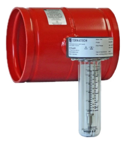 Medidor De Flujo Tornatech De 4 Para Bomba De 250 Gpm