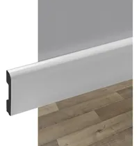 Comprar Zocalo Pvc Eps Plain 2311 7cm Atrim Plata Antihumedad Piso