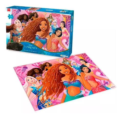 Puzzle La Sirenita 120 Piezas Disney Tapi Original Lelab