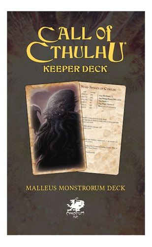 Libro De Rol Call Of Cthulhu 7e Keepers Decks