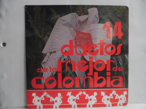 14 Duetos De Lo Mejor De Colombia / Lp Vinilo
