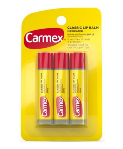 Carmex Bálsamo De Labios Pack 3 - g a $3249