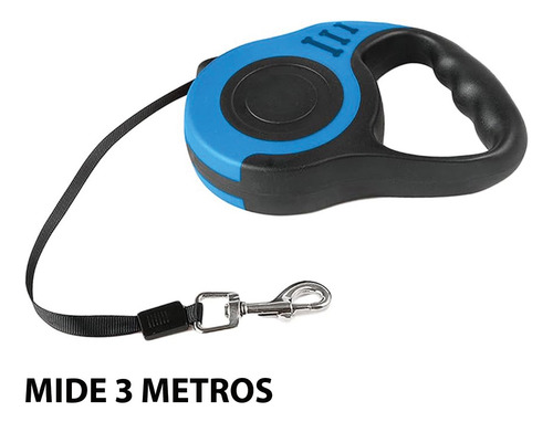Correa De 3 Metros Retractil Para Perros Y Mascotas