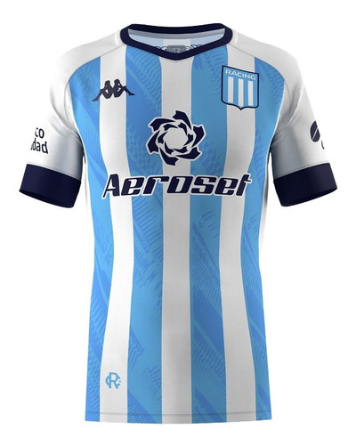 Camiseta Racing Club Kappa 2021 La Academia - Local Olivos