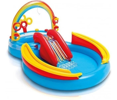 Piscina Infantil Intex Playground Arco Iris - 227 Litros Top