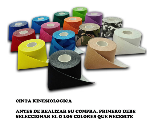 Imagen 2 de 8 de Cinta Kinesiologica Vendaje Neuromuscular Tape Kinesiotape