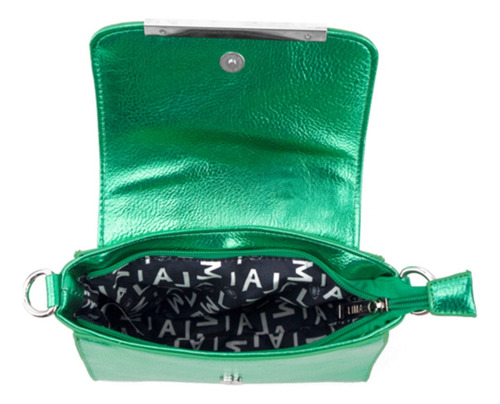 Bandoleras Mujer Carteras Cuero Sintetico Lima Solapa Cierre Color Negro Diseño De La Tela