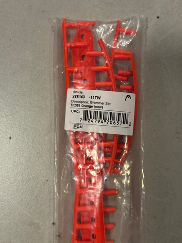 Bumper / Grommet Set 2023 Head Auxetic Radical Mtk351 0 Mm Naranja