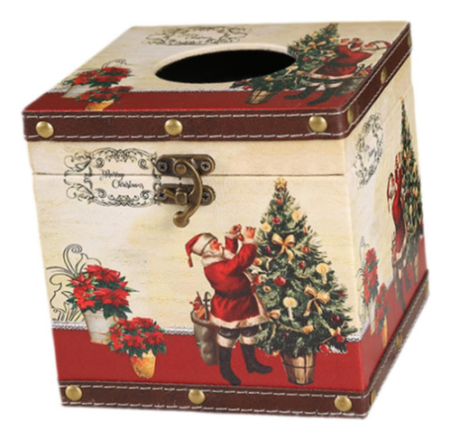 Caja De Pañuelos Navideña, Porta Árbol De Navidad