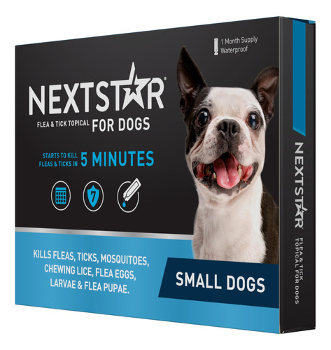 Prevención De Pulgas Y Garrapatas Nextstar Para Perros Peque