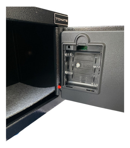 Mini Cofre Digital Eletrônico Com Senha E Chave Preto Casa Preto