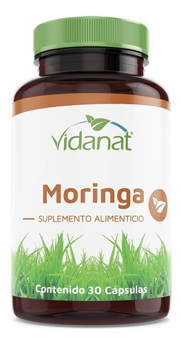 Moringa 500 Mg 30 Cápsulas Vidanat. Sabor Sin Sabor