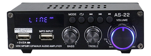 Amplificador De Sonido Power Size Audio Para Compactos Y Aut