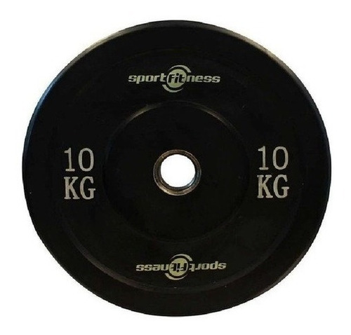 Disco Olimpico De 10kg Encauchetado Sportfitness 71398