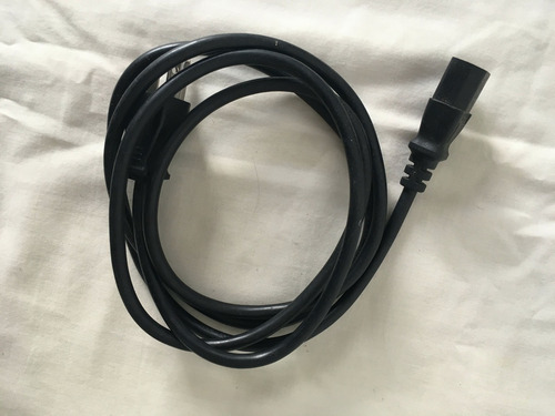 Cable Negro Para Computadora, Impresora, Monitor - 220v
