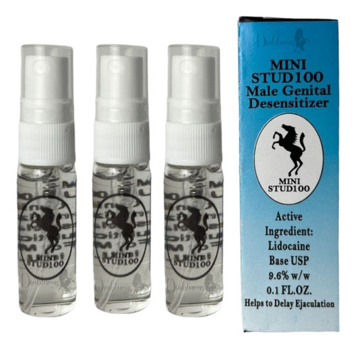 X3 Lubricante Retardante Masculino Stud 100 Spray Antiprecoz