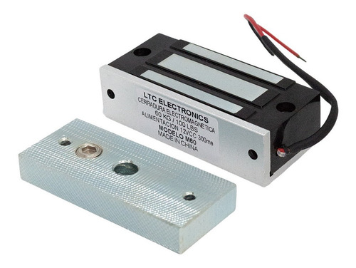 Imagen 2 de 9 de Cerradura Electromagnetica 60 Kg M60