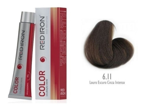 Oferta Tinta Red Iron 6 11 Louro Escuro Cinza Intenso Mercado Livre
