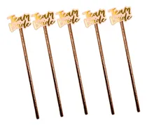 Comprar Popotes Despedida De Soltera 5 Pack Bride To Be Y Team Bride