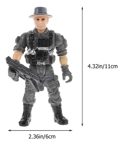 1 Juego De Maquetas De Soldado De Simulación Soldier Playthy