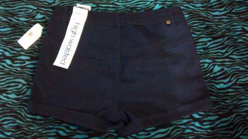 Short Corte Alto Talla Xs Nuevo High Waisted
