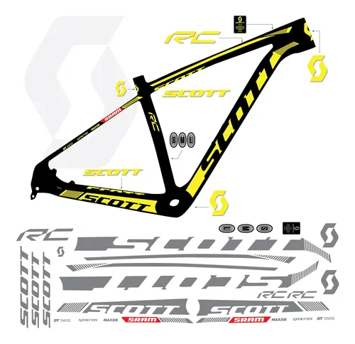 Calcos Bicicleta Scott Scale 900 Rc Wc