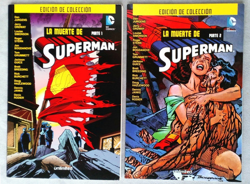 La Muerte De Superman 2 Tomos Completo Dc Comics Unlimited