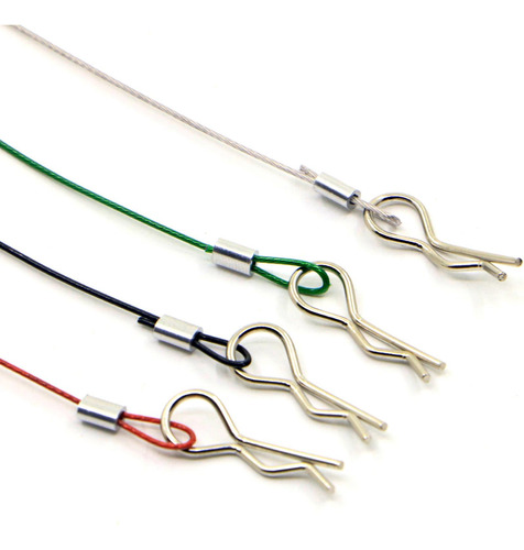 2 Rc Body Clips R Pins Para 1/10 1/8 Scale Rc Crawler Car