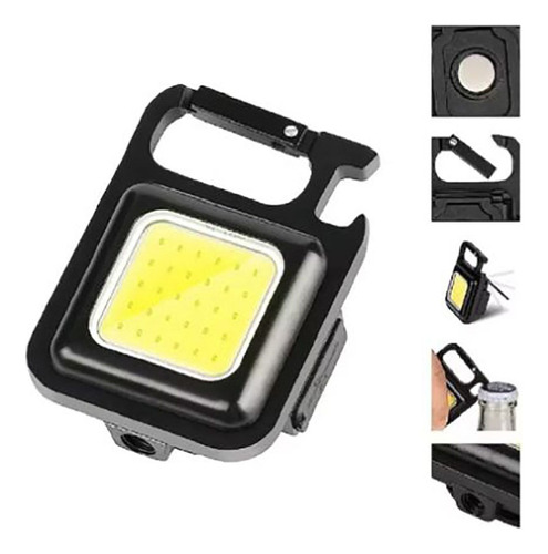 Mini Linterna Led Llavero Táctico Multiusos 3 Modos De Luz