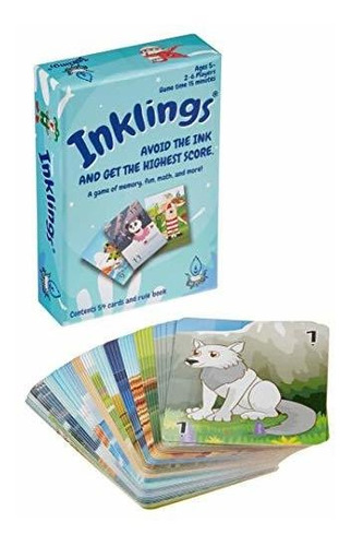 Inklings Math And Memory Card Game Para Niños, A Partir De 5