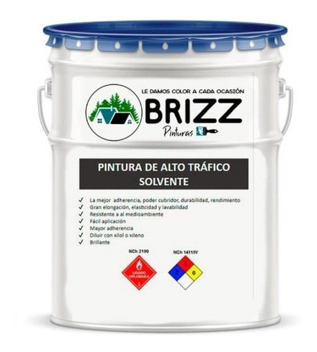 Alto Trafico Solvente - Colores Vario Brizz Tineta 4 Gal