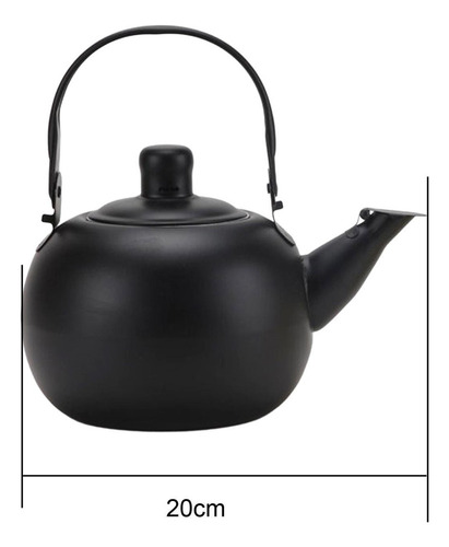 Ba Tetera Cafetera Con Filtro Para Exteriores Con 1l Negro