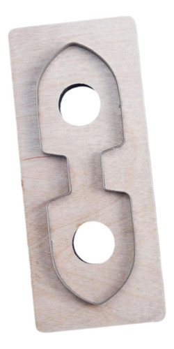 Troquel De Corte De Cuero De Madera Llaveros Estilo B