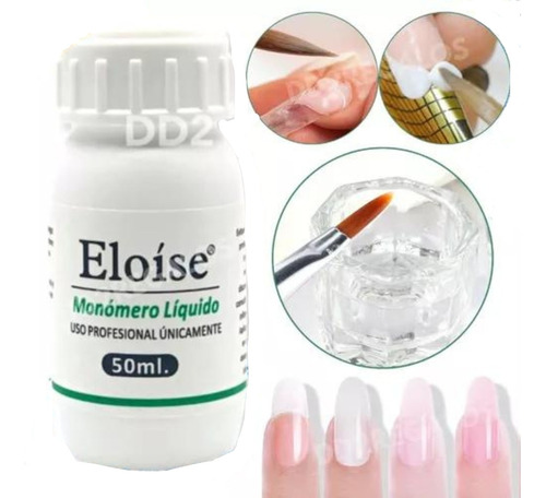 Monomero Eloise 50ml Para Uñas Esculpidas Acrílicas Premium