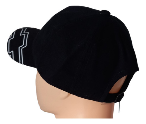 Gorro Chevrolet Adulto Ajustable Negro Y Amarillo ( Logo Frente Bordado) Xl (57-60cm) Ajustable