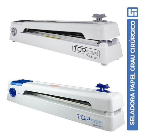 Seladora Papel Grau Cirúrgico Top Seal Guilhotina Biomeck Cor Azul 110V/220V