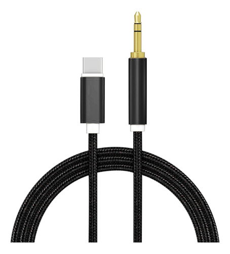 Cable De Audio Auxiliar E P16 Usb Tipo C A 3,5 Mm Para Auric