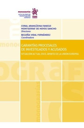 Libro Garantã­as Procesales De Investigados Y Acusados. S...