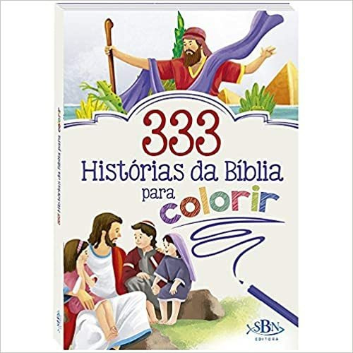 Livro 333 Histórias Da Bíblia Para Colorir