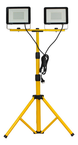Proyector Led Portatil Con Tripode 2x50w 6500k Stanfod