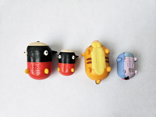 Cuatro Mini Tsum Tsum 3 Cm Disney Mickey Mouse Tigger E Igor (Usado)