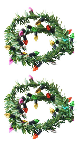 Muñeca Casera, Luces Navideñas, Rayas, Escena De La Vida, 3
