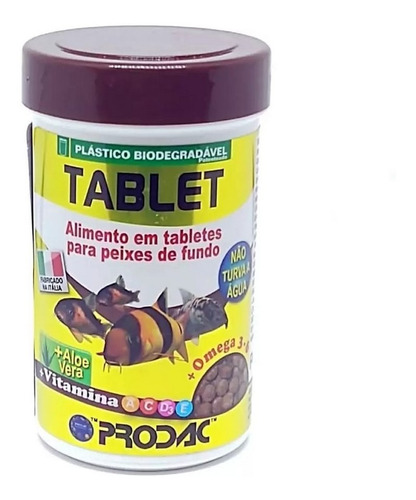 Ração Para Peixes Ornamentais Tablet 60g Prodac